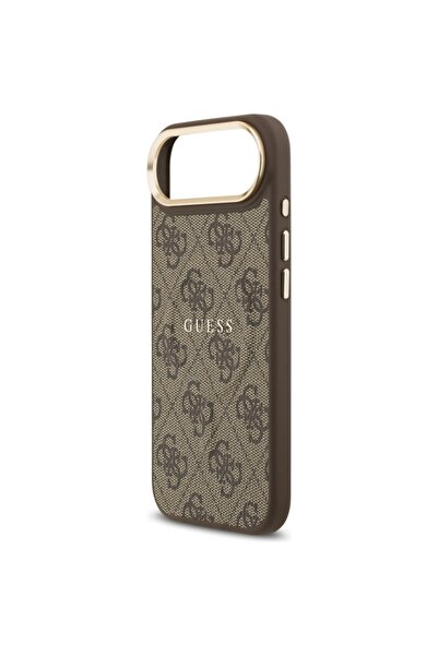 Guess Θήκη για iPhone 17 Air, Σκληρή θήκη 4G Classic MagSafe, Καφέ