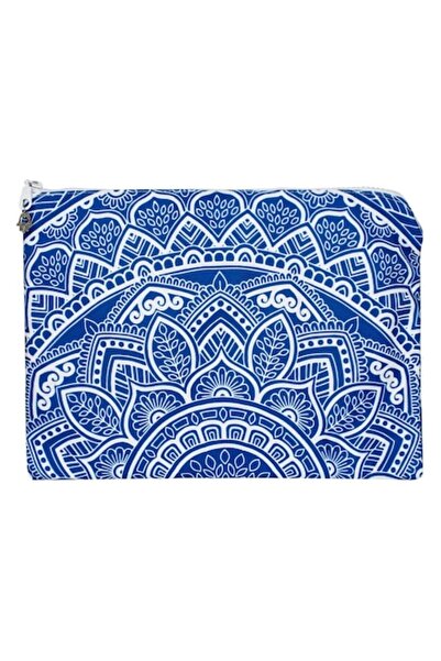 SHOPIENS Лятна Чанта за гримове, син модел мандала