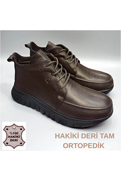 SHOUGO Напълно ортопедични ботуши от естествена кожа с неплъзгаща се подметка, подходящи за хора с пета шпора