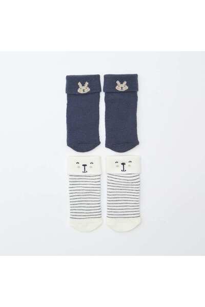 KIABI Pack of 2 pairs of socks BLUE