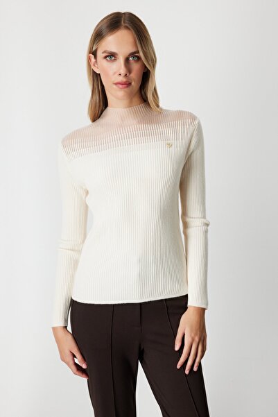 ON Pulover tricotat cu detalii accesorii