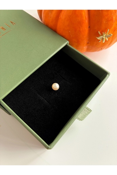 Miltonia Gerçek İnci Tragus 925s Gümüş Tragus