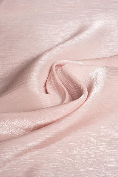 Kumaş Deposu قماش تول منسوج بلون البودرة من ديرين لفساتين السهرة