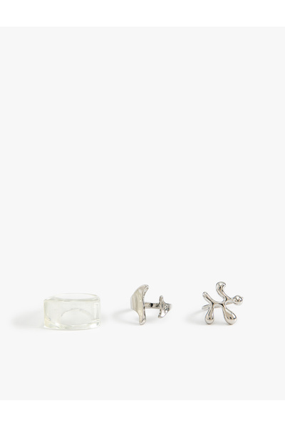 Koton مجموعة حلقات مجردة مكونة من 3 قطع.