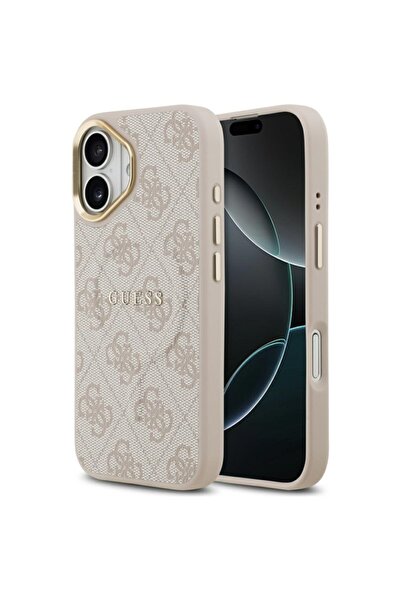 Guess Θήκη για iPhone 17, Σκληρή θήκη 4G Classic MagSafe, Ροζ
