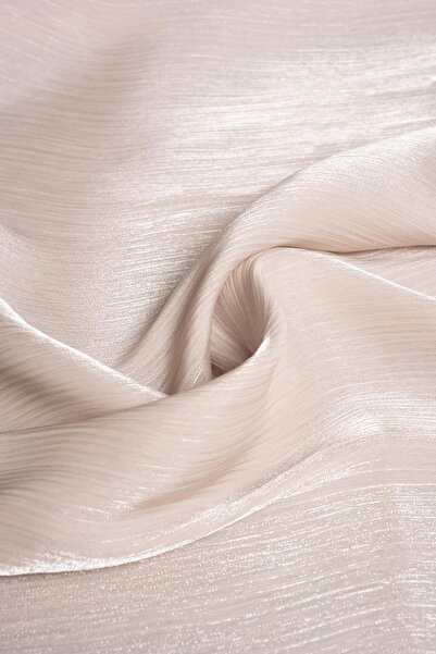 Kumaş Deposu Βραδινό φόρεμα σε κρεμ χρώμα Deren, υφαντό από τούλι