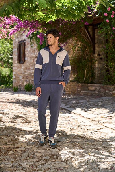 Cossy By Aqua με κουκούλα Ανδρικό Σετ Αθλητικό Κοστούμι CossybyAqua 26403-M