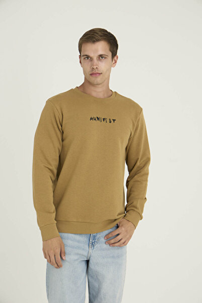 KLY 100% βαμβακερό φούτερ με λαιμόκοψη, μαλακή υφή