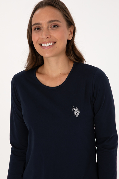 U.S. Polo Assn. Kadın Lacivert Pijama Takımı 50318897-VR033