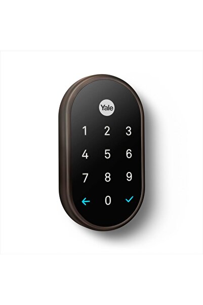 Nest Google x Yale Lock - Tamper-Proof Smart Lock for Keyless Entry - Keypad Deadbolt Lock for Front