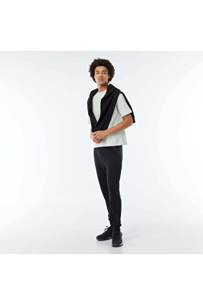 KIABI Lightweight sweatshirt fabric joggers with zip pockets BLACK