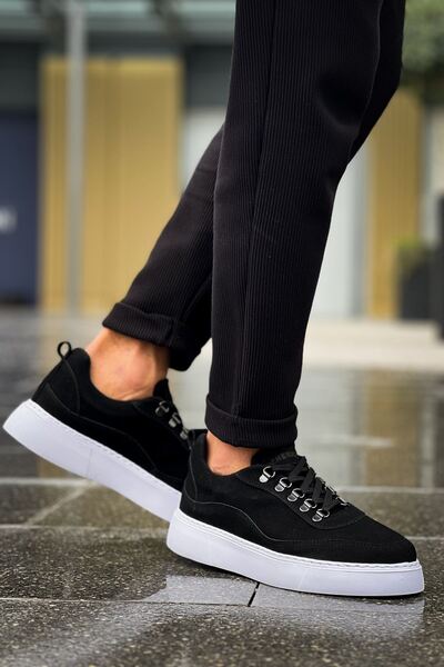 Zerenyus Stamina Premium Men's Casual Shoes Black White