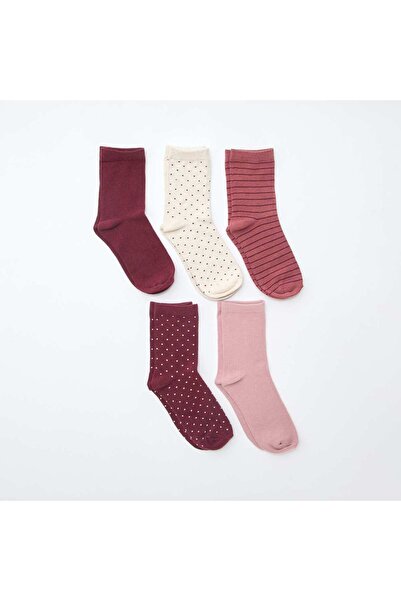 KIABI Pack of 5 pairs of socks RED