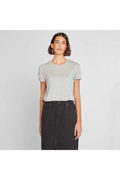 KIABI Short-sleeved jersey T-shirt GREY