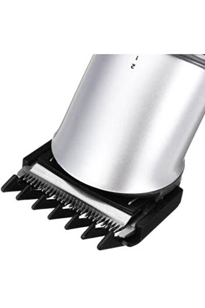 Generic Professional Electric Hair Clipper With Blades Silver/Black