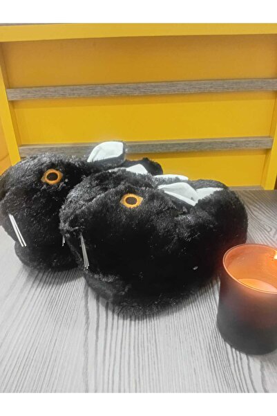 maydos Unisex Eğlenceli Sevimli Peluş Tavşanlı Panduf