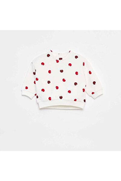 KIABI Stylish printed sweater WHITE