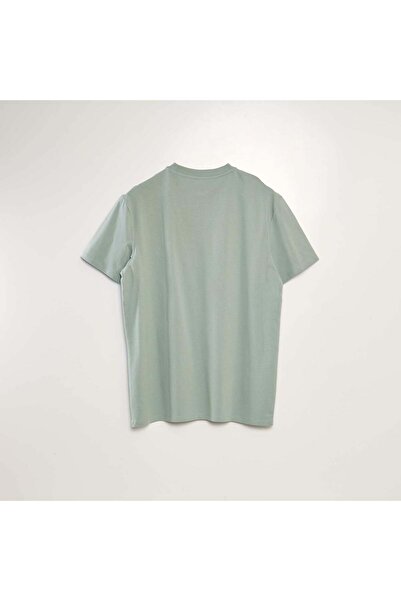KIABI Round-neck cotton T-shirt GREEN