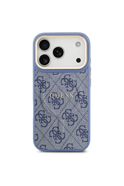 Guess Θήκη για iPhone 17 Pro Max, Σκληρή θήκη 4G Classic MagSafe, Μπλε