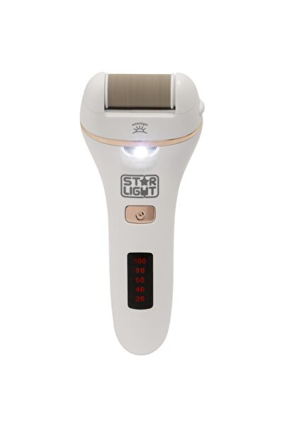 NEO Electric Foot File for Soles and Heels Star-Light FCL-2400DWH, Light, 2 Power Levels, 2000 RPM, 1200