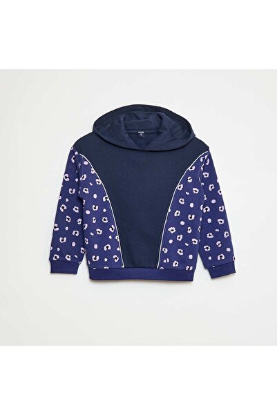 KIABI Patterned hoodie BLUE