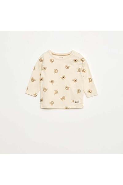 KIABI Animated Print T-shirt WHITE