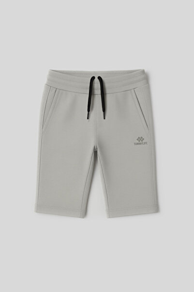 TOMMY LIFE Taş Standart Fit Basic Erkek Çocuk Şort - 11303