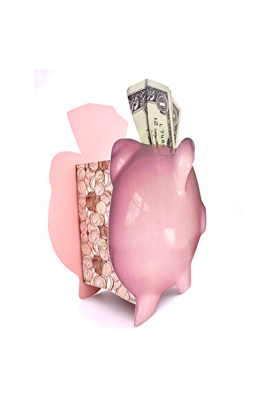 TRIANGLE Piggy bank shaped paper bag