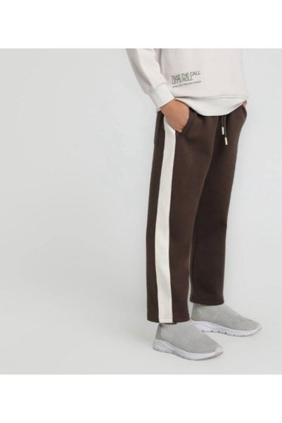 Emilakids 10-14 Years Old Boy Brown Top and Bottom Set
