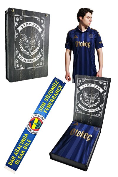 Fenerbahçe Orijinal Lisanslı 2025-2026 Yeni Sezon Lazer Kutulu Lacivert Forma Ve