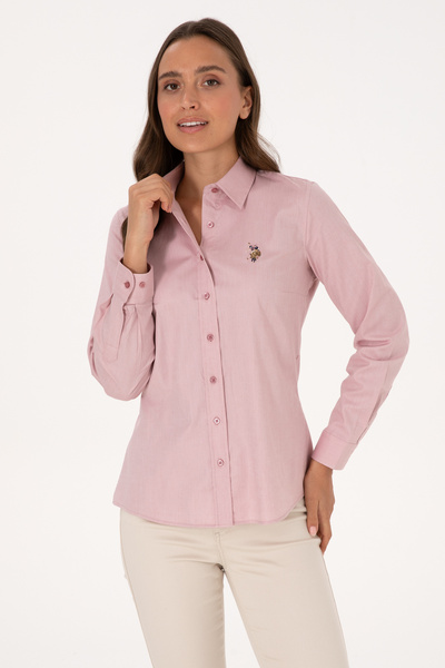 U.S. Polo Assn. Cămașă Orkide cu mânecă lungă basic pentru femei 50308038-VR221