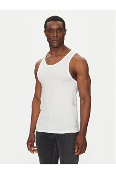 Calvin Klein Σετ 3 Ανδρικών Εσωρούχων με Φανελάκια LV00NB4184 Λευκό