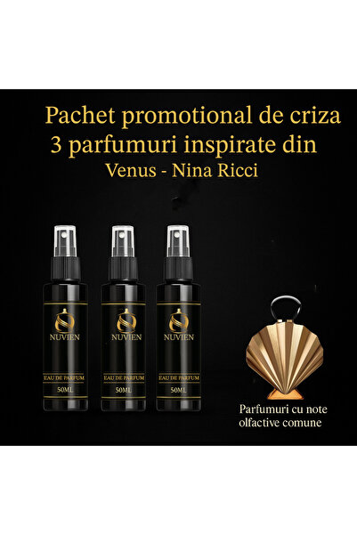Nuvien Set of 3 Perfumes 50ml – Inspired by Venus N.R.