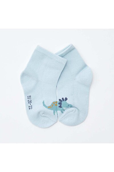 KIABI Pack of 5 pairs of stretch knit socks BLUE