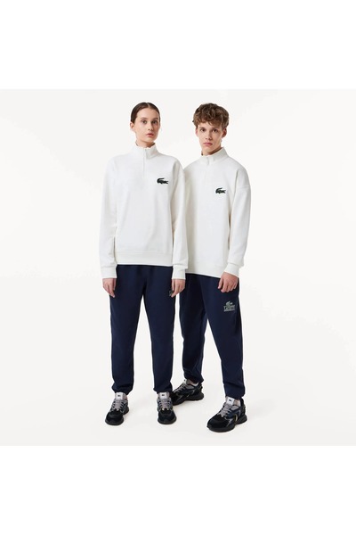 Lacoste Φούτερ με ψηλό λαιμό, χαλαρή εφαρμογή, unisex