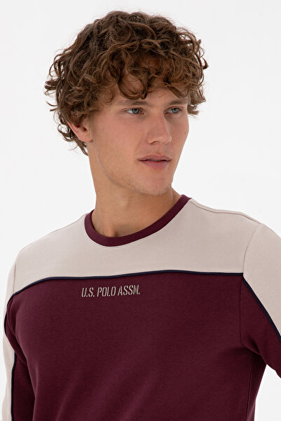 U.S. Polo Assn. Men's Burgundy Sweatshirt 50315507-Vr177