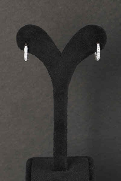 HECHAM GÜMÜŞ Gümüş Halka Küpe 925 Ayar