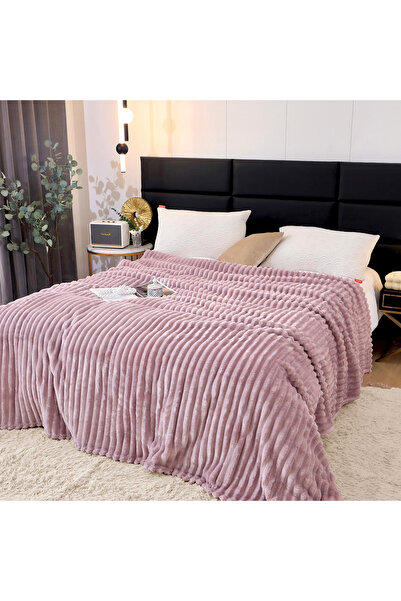 OEM Cocolino fluffy blanket, 200x230 cm, lilac, PCB532