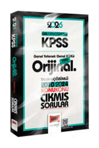 Yargı Yayınları 2026 KPSS Lise-Ortaöğretim GK-GY Orijinal 2010-2024 Konu Konu...