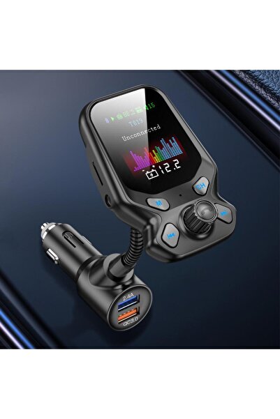 Guangzhou Fuzhixiang Auto Accessories Co Fm modulator large screen color LCD 1.77 Bluetooth 4.2 supports U disk and TF card max 32G USB Mp3"