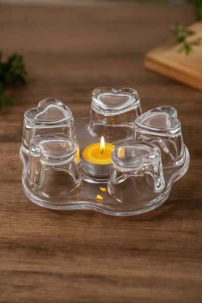 Evsun Home Collection Cam Demlik Altı Isıtıcı Stand 14 cm