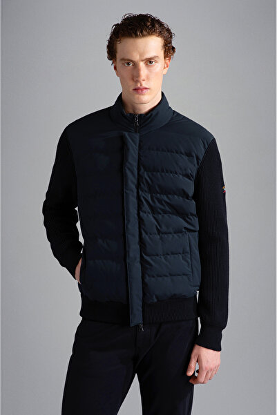 PAUL&SHARK بلوفر رجالي من الصوف الدائري بسحاب