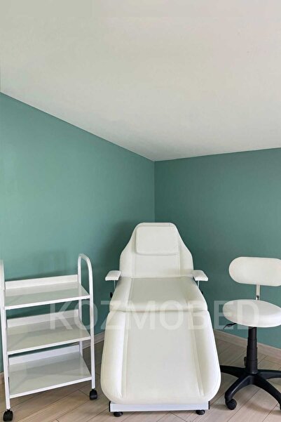 Kozmobed 3'lü Cilt Bakım Sedyesi-Cilt Bakım Koltuğu-Uzman Taburesi-Etejer