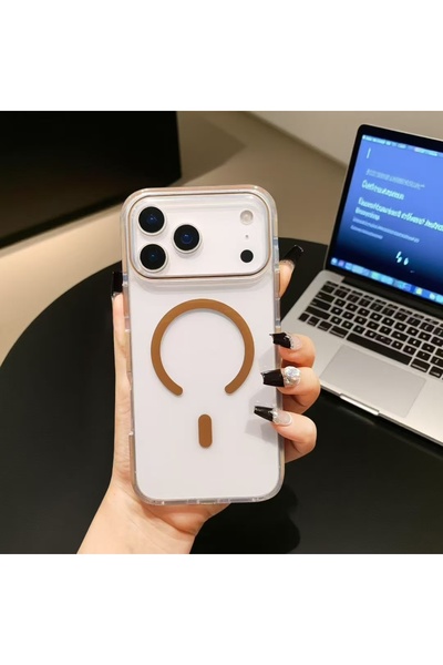 Generic جراب هاتف مغناطيسي شفاف لهاتف iPhone 17 Pro Max و 17 Air