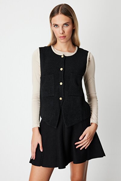 ON Текстурирана жилетка с джобове