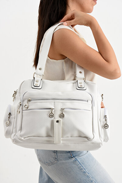 Çanta Trend Lisbon/Soft Leather Multi-Compartment Women's Shoulder Bag