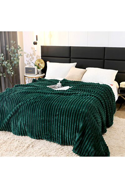 OEM Cocolino fluffy blanket, 200x230 cm, green, PCB536