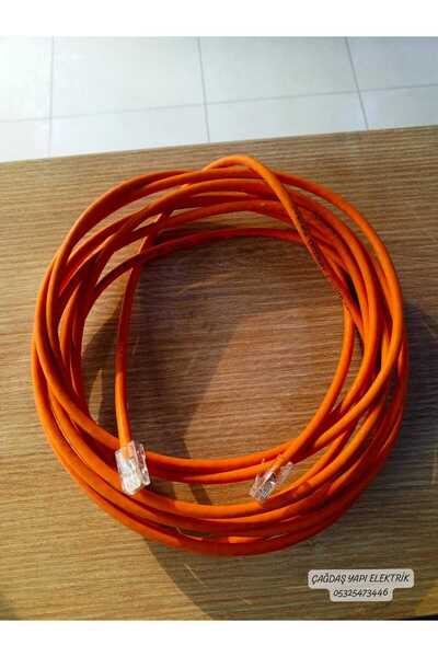 Nexans Cat6 Halogen Free Lszh Data Cable 100% Copper 15 Meters with Jacks Data Internet, Camera Cable