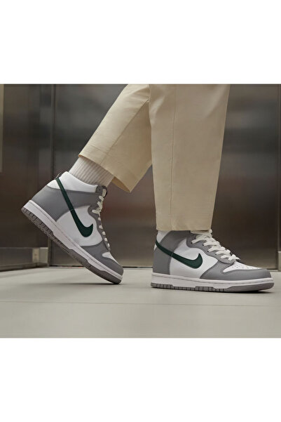 Nike Dunk High Unisex Gri Sneaker Ayakkabı (yousportswear)