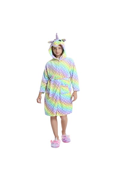 zzz sleep good sleeping !!! Children's bathrobes, Unicorn pattern, rainbow wi...